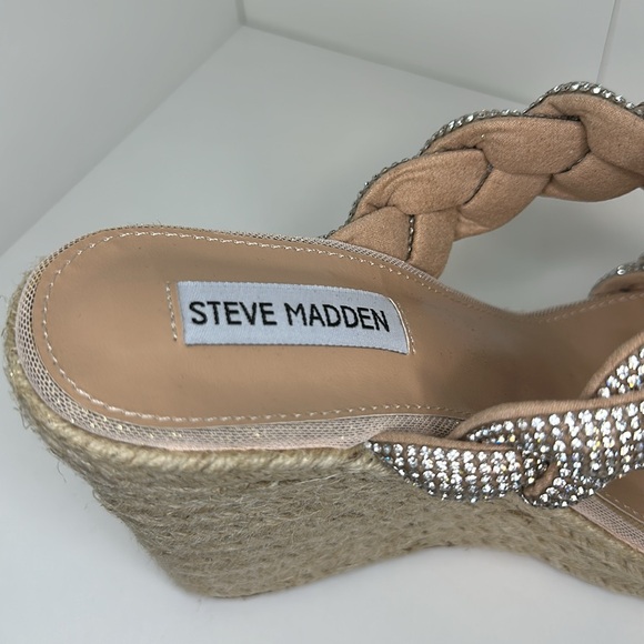 Steve Madden #8.5 Rhinestones Platform Sandals - Picture 11 of 13
